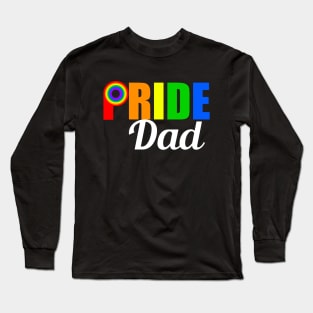 Gay Pride Dad Long Sleeve T-Shirt